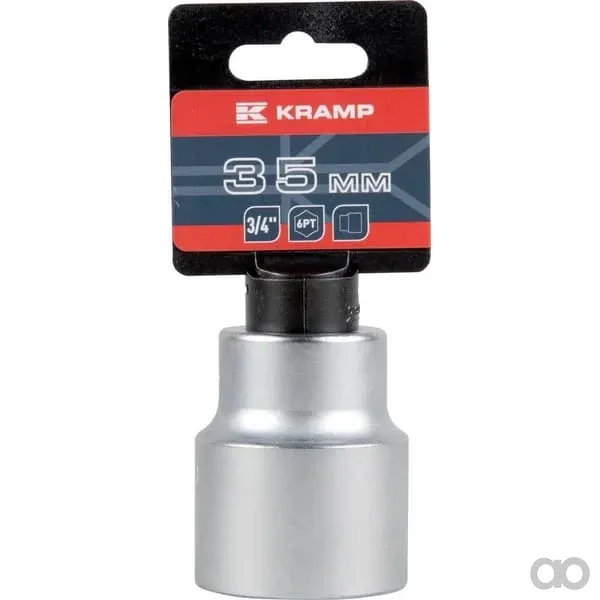 Kramp - 18060190350KR - 3/4" Sechskant-Steckschlüssel 35 mm