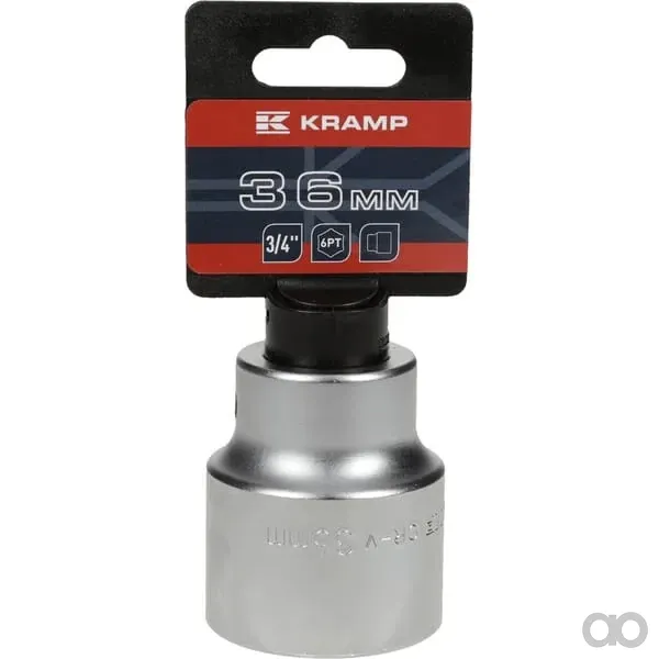 Kramp - 18060190360KR - 3/4" Sechskant-Steckschlüssel 36 mm