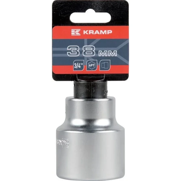 Kramp - 18060190380KR - Steckschlüssel 3/4" Sechskant 38 mm