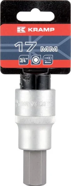 Kramp - 18060195017KR - Steckschluessel 3/4" 6-Kant 17 mm