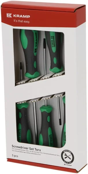 Kramp - 1808053005KR - Torx-Schraubendreher-Set, 5-teilig