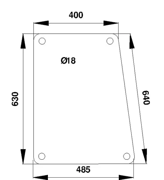 Kramp - 205810040300N - Seitenglas