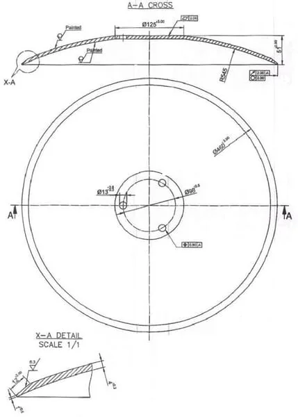Kramp - 24251103KR - Eggenscheibe glatt 460x4