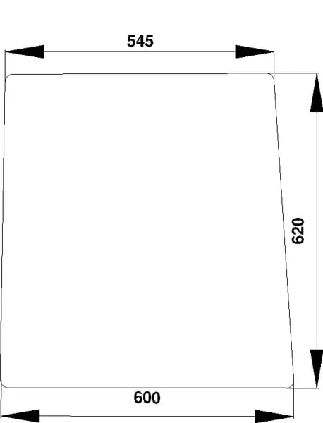 Kramp - 258514210150N - Seitenfenster
