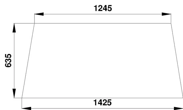 Kramp - 258514220100N - Heckfenster Oben
