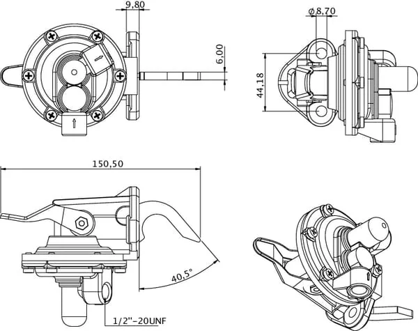 Kramp - 2641336KR - Kraftstoffpumpe Perkins