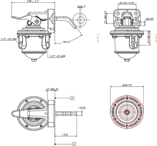 Kramp - 2641720KR - Kraftstoffpumpe Perkins