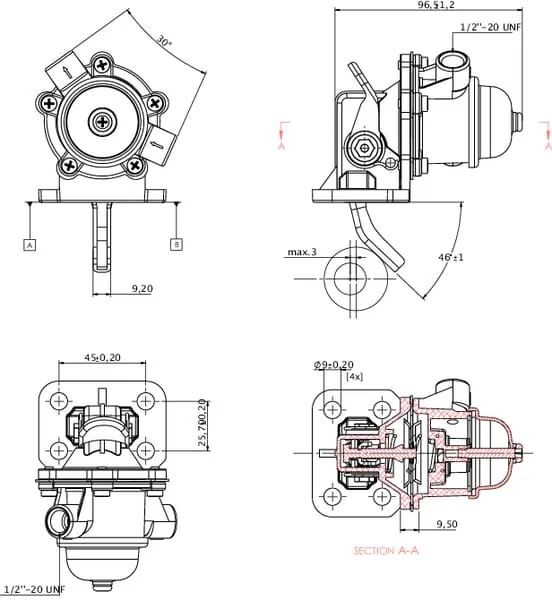 Kramp - 2641728KR - Kraftstoffpumpe Perkins