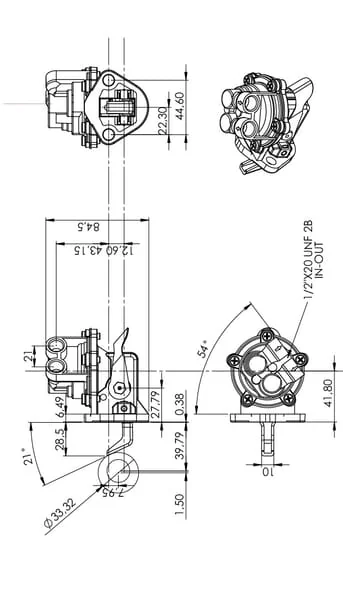 Kramp - 2641A063KR - Forderpumpe Perkins
