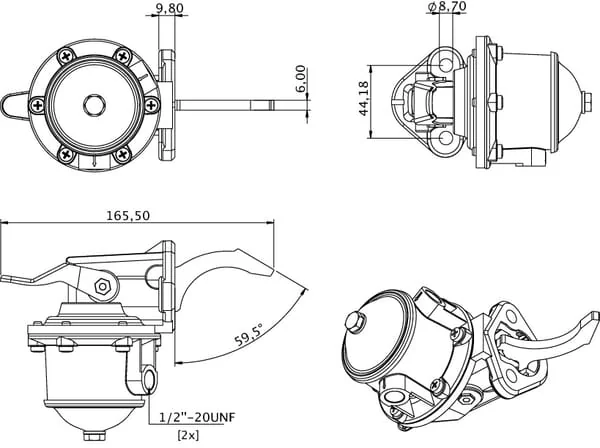 Kramp - 2641A064KR - Kraftstoffpumpe Perkins