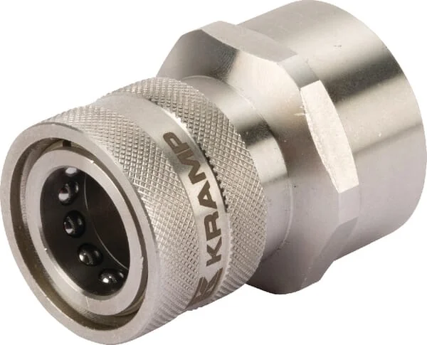 Kramp - 2704380KR - Weibliche QR-Kupplung Diameter 18,2mm x F 3/8" SS