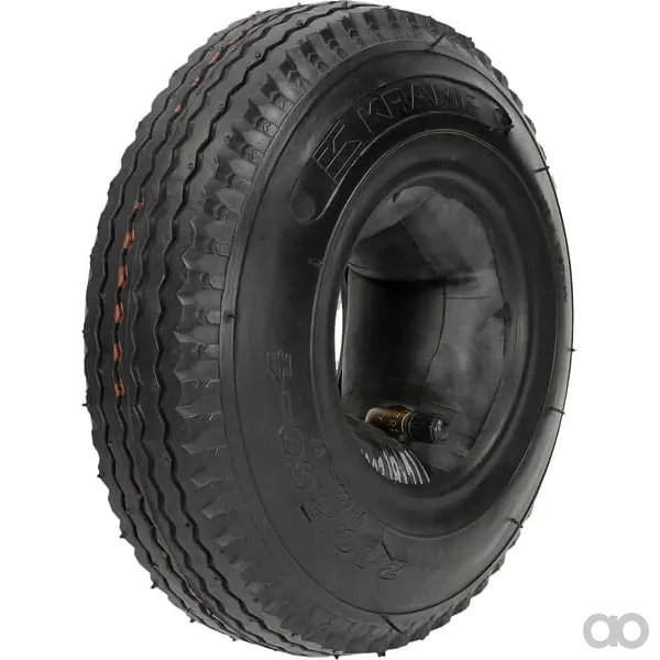 Kramp - 28025044V47S - Tyre und Rohr 2.80x2.50-4, 4 Ply, Bent Ventil, V-47