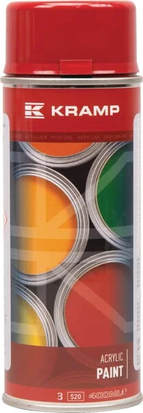 Kramp - 300204KR - RAL 3002 Karminrot 400 ml in der Spruehdose