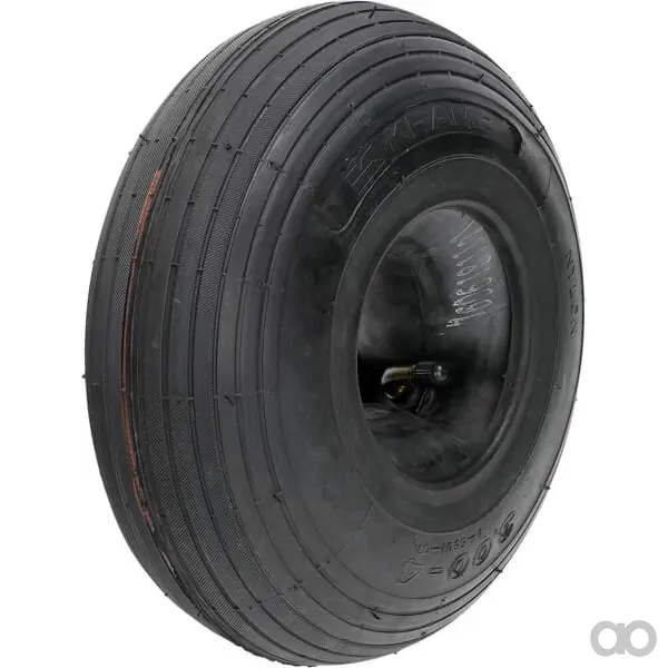 Kramp - 30044T510S - Reifen und Schlauch 3.00-4, 4-Lagig, mit Gebogenem Ventil, T-510