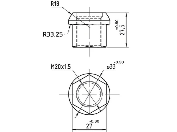Kramp - 30247400N - Radmutter