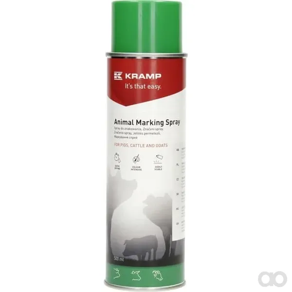 Kramp - 303006KR - Tierspruehfarbe Gruen 500 ml