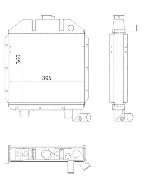 Kramp - 3131579R91N - Kuehler Geeignet Fuer Case IH