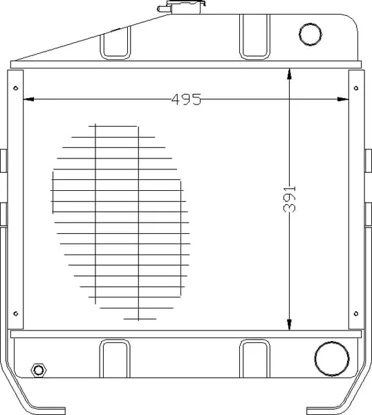 Kramp - 3145499R92N - Kuehler CNH