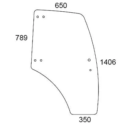Kramp - 3203102N - Tuerfenster Rechts