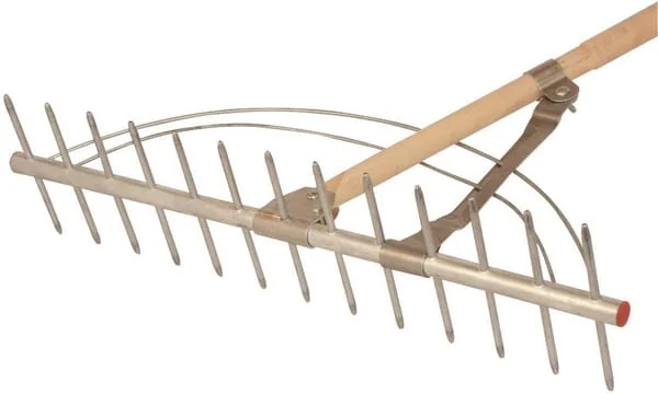 Kramp - 3350KR - Alu-Heuwender, 13 Zinken + Griff