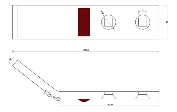 Kramp - 34265006CN - Schaber Aus Hartmetall