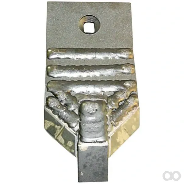 Kramp - 3488CN - Kultivatorzinke 180x100x20mm, Gehaertet, Flach, 1 Loch, Geeignet Fuer Razol
