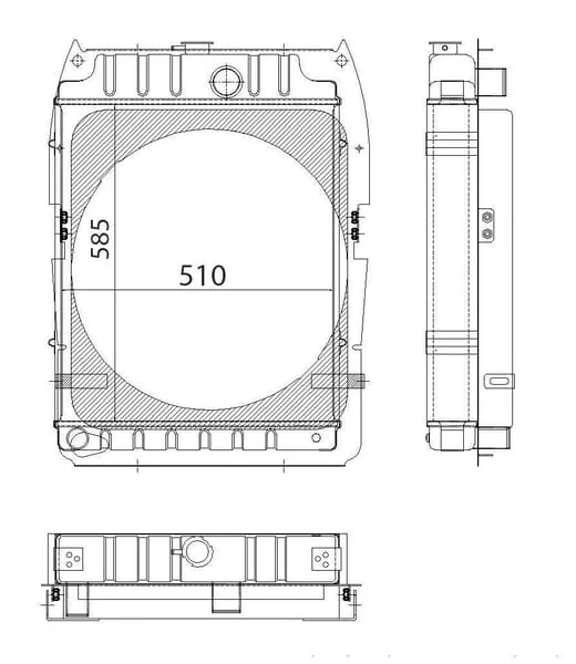 Kramp - 3614476M91N - Kuehler