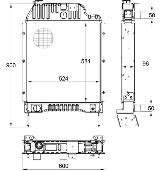 Kramp - 3619008M92N - Kuehler