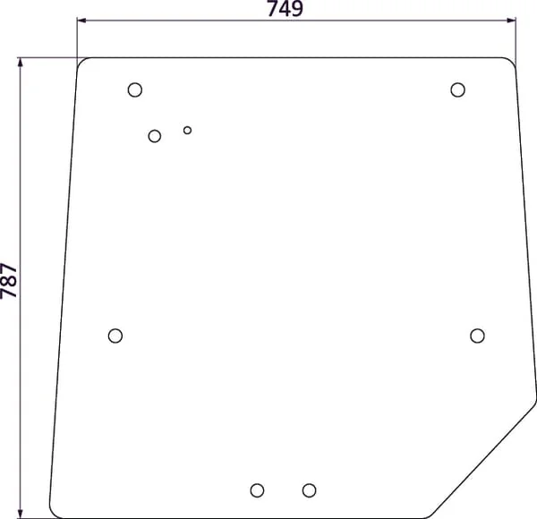 Kramp - 3821485M1N - Heckfenster Getoent