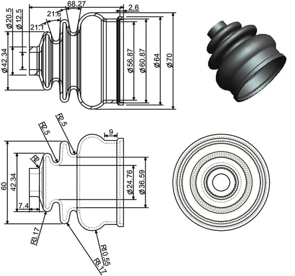 Kramp - 389903KR - Balggelenk