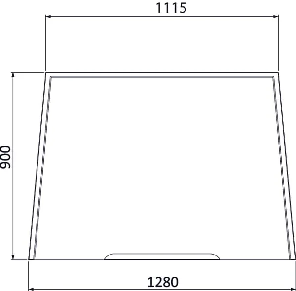 Kramp - 3902148M1N - Obere Frontscheibe