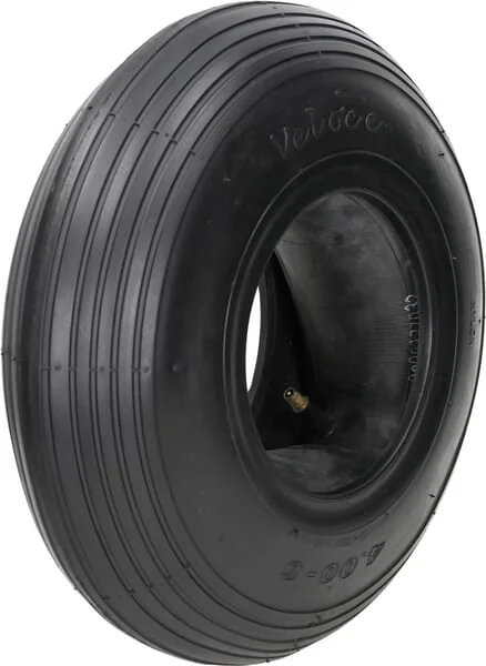 Kramp - 40064T510S - Reifen Und Schlauch 4,00-6, 4 Lagen, Gerades Ventil, T-510