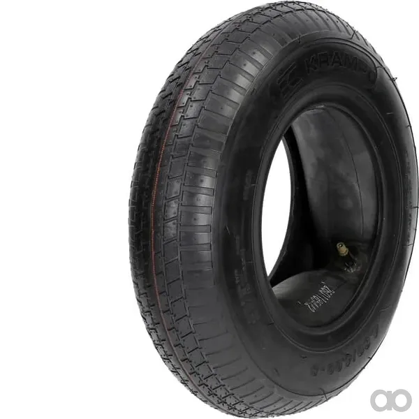 Kramp - 40084S369S - Reifen Und Schlauch 4.00-8, 4 Lagen, Gerades Ventil, S-369