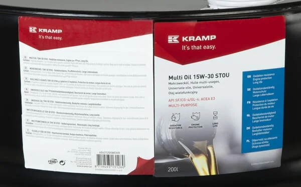 Kramp - 40431200WEKR - Multi-Oel 15W-30 STOU 200l