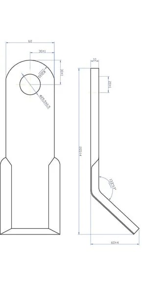 Kramp - 409795 - Mulchmesser Kuhn