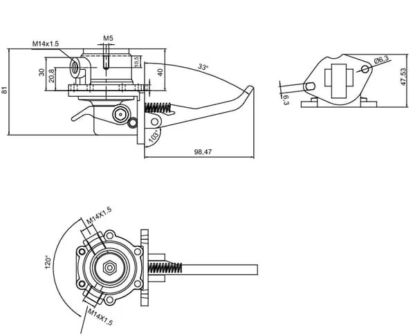 Kramp - 4157698KR - Kraftstoffpumpe KHD