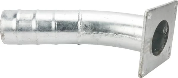 Kramp - 4304045BR - 45°-Bogen Mit Flansch Mit Schlauchstutzen 4