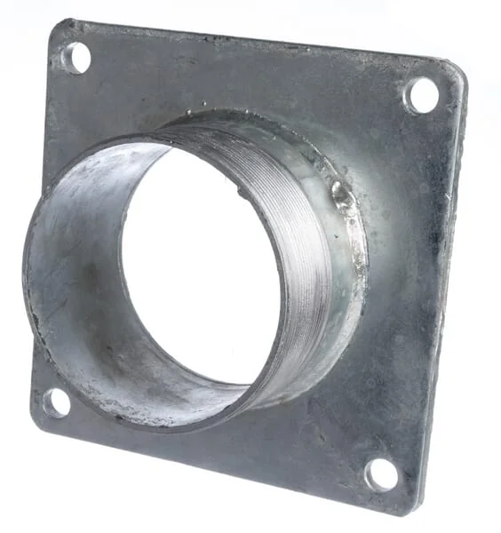 Kramp - 4306000KR - Vierkantflansch 4" Gewindeende L=75mm