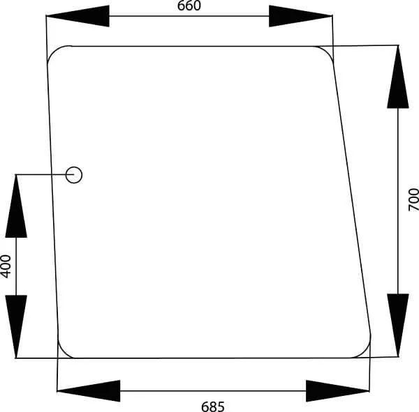 Kramp - 4354126N - Seitenscheibe