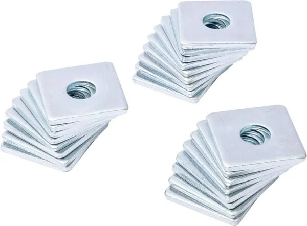 Kramp - 43616 - Schliessplatte, quadratisch M16x50x5mm, verzinkt DIN 436