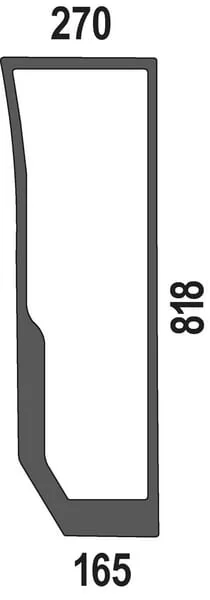 Kramp - 44910447N - Unteres Frontfenster Links