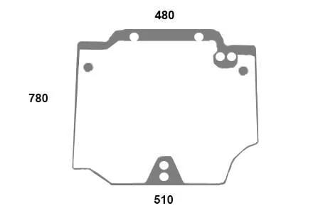 Kramp - 44911821N - Heckfenster
