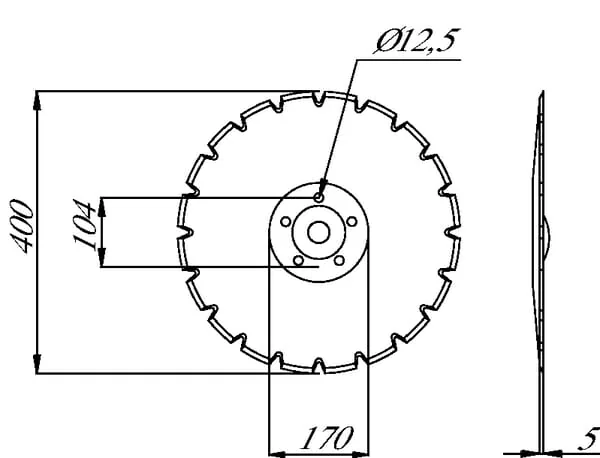 Kramp - 451371KR - Scheibe