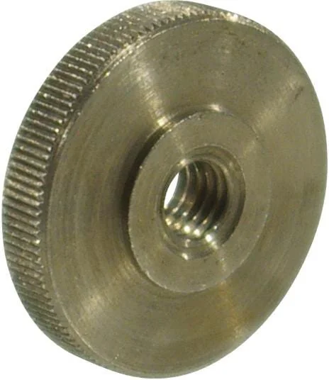 Kramp - 4676B - Flache Raendelmutter M6 Schwarz