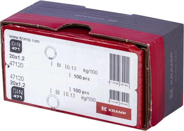 Kramp - 47120 - Sicherungsring Welle 20