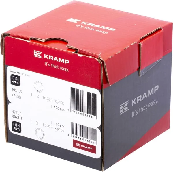 Kramp - 47130 - Sicherungsring Welle 30