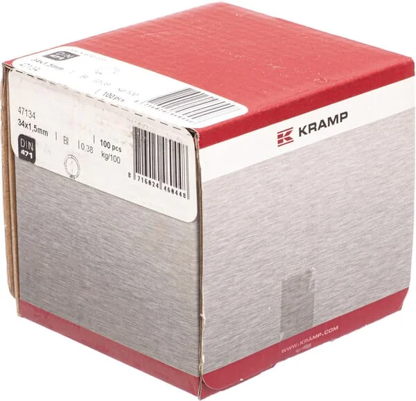 Kramp - 47134 - Außensicherungsring 34x1,5mm DIN471 Stahl