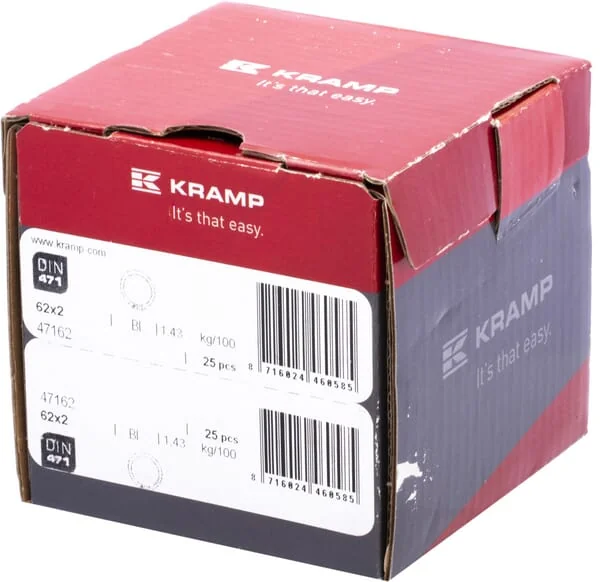 Kramp - 47162 - Sicherungsring Welle 62