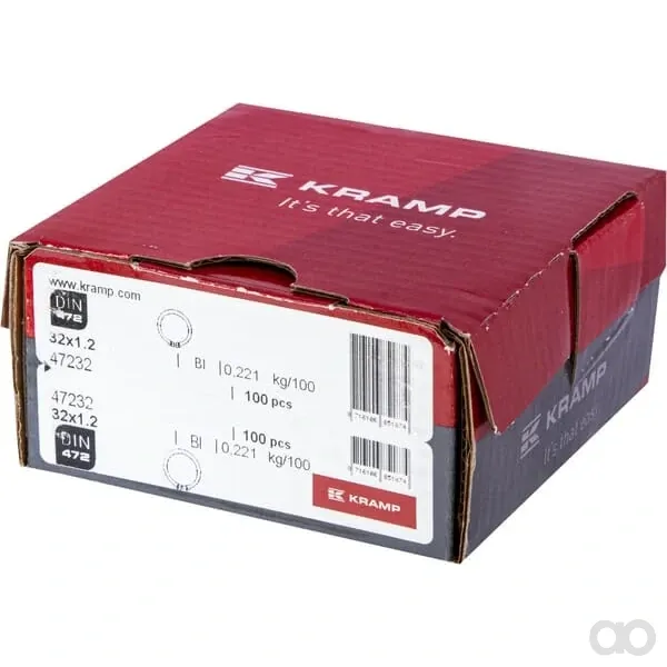 Kramp - 47232 - Innensicherungsring 32x1.2 mm DIN472 Stahl Kramp