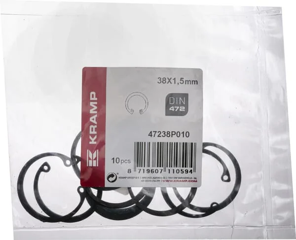 Kramp - 47238P010 - Innensicherungsring 38x1.5 mm DIN472 Stahl Kramp